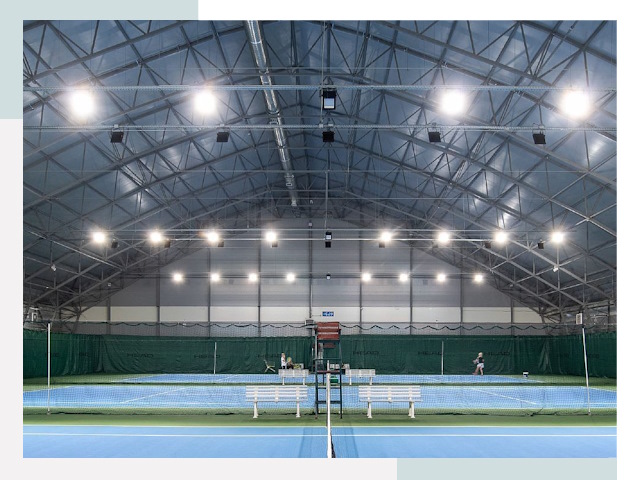 Строительство теннисных кортов в Железногорск от 620 руб.