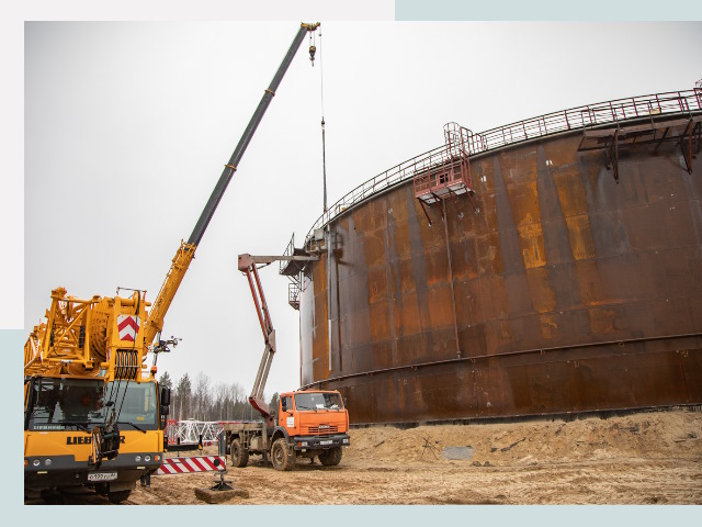 Монтаж резервуаров в Железногорске от 620 руб. за м³