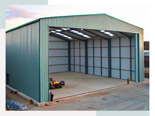 Строительство ангаров в Железногорске